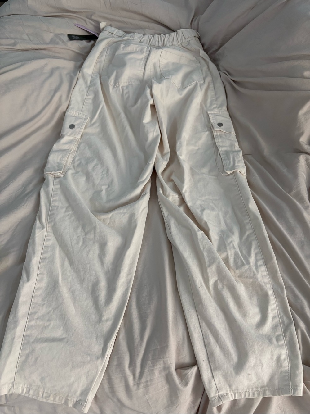 wild fable Cream Straight-Leg Cargo Pants - Picture 2 of 3